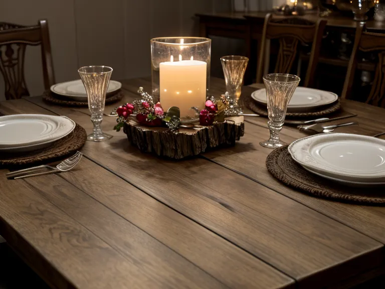 A warm, blurred perspective of a family dinner table, illustrating the struggle with background noise.